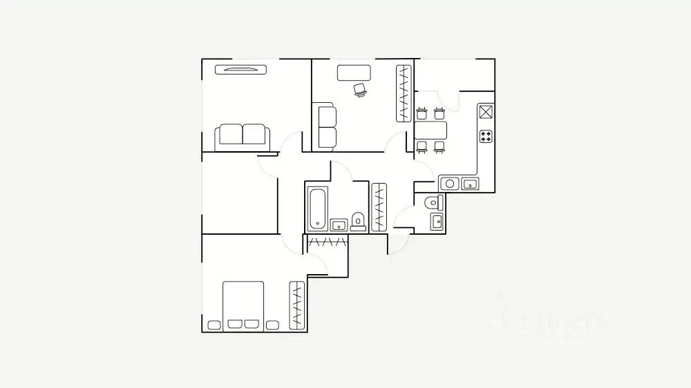 4-к кв. Москва ул. Берзарина, 30 (95.0 м) - Фото 2