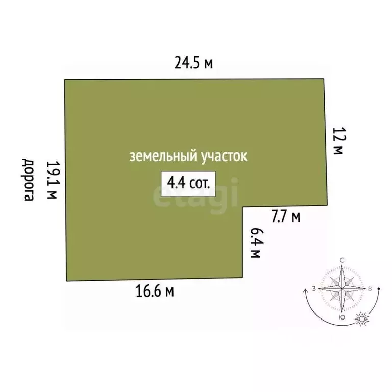 Участок в Крым, Симферополь ул. 40-я Коллективных Садов, 51 (4.4 сот.) - Фото 0