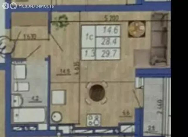 Квартира-студия: Уфа, улица Коммунаров, 5 (30.2 м) - Фото 0