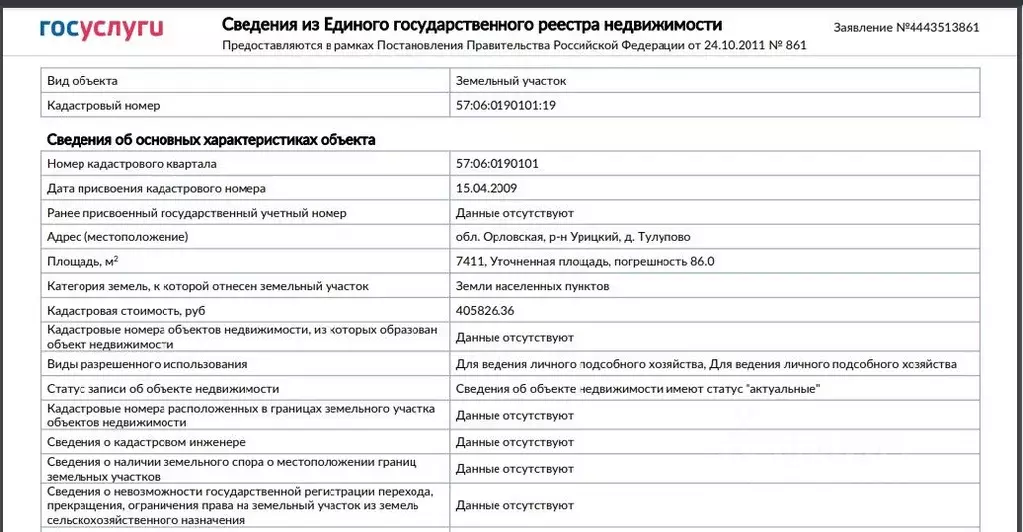 Участок в Орловская область, Урицкий район, Подзаваловское с/пос, д. ... - Фото 0