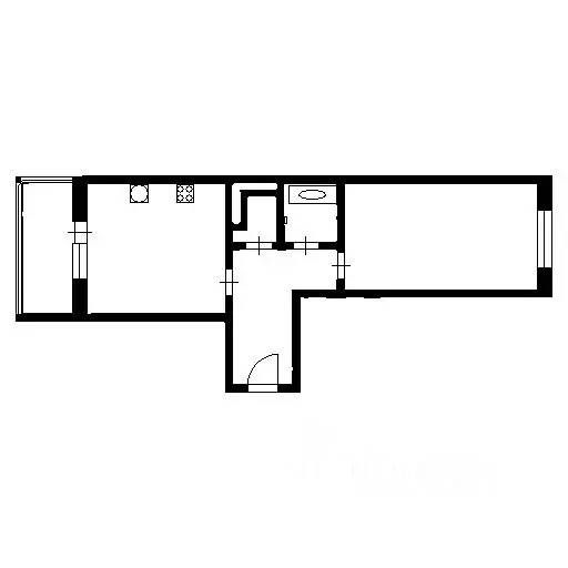 1-к кв. Московская область, Люберцы ул. Юности, 9 (44.1 м) - Фото 2