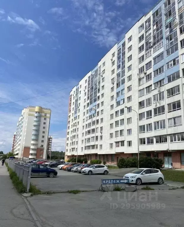 1-к кв. Свердловская область, Екатеринбург ул. Пехотинцев, 3к4 (45.0 ... - Фото 2