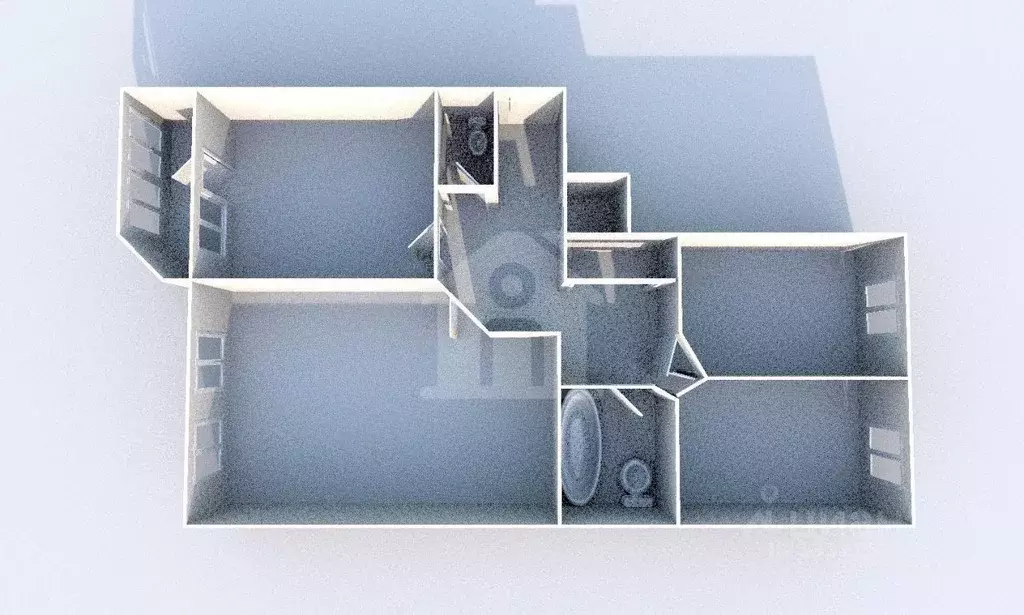 3-к кв. Ярославская область, Ярославль ул. Сахарова, 5 (98.7 м) - Фото 1
