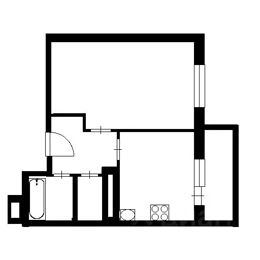 2-к кв. Тульская область, Тула ул. Кирова, 25 (50.9 м) - Фото 1