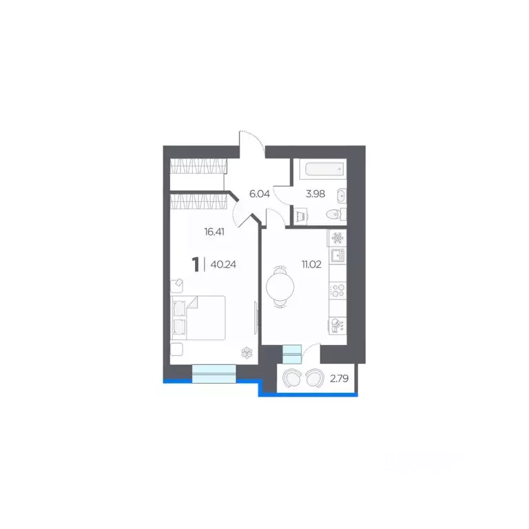 1-к кв. Рязанская область, Рязанский район, Дядьковское с/пос, с. ... - Фото 1