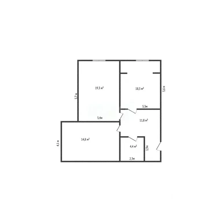 2-к кв. Дагестан, Махачкала ул. Азизова, 38 (68.6 м) - Фото 2