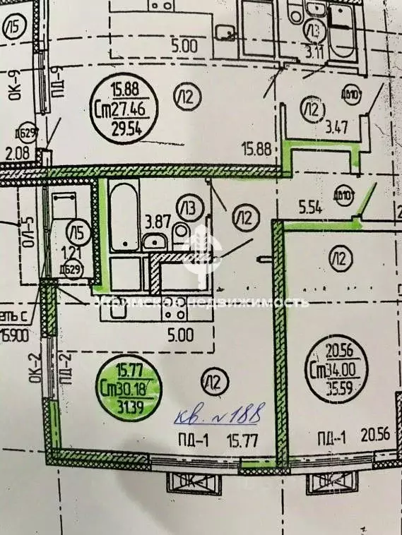 Студия Башкортостан, Уфа просп. Дружбы Народов, 59/1 (31.4 м) - Фото 2