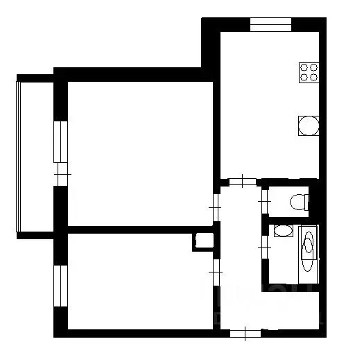 2-к кв. Ханты-Мансийский АО, Лангепас ул. Ленина, 86 (55.6 м) - Фото 1