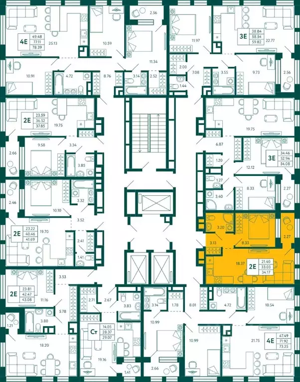 1-к кв. Башкортостан, Уфа Зеленая Роща жилрайон, Терле Парк жилой ... - Фото 2