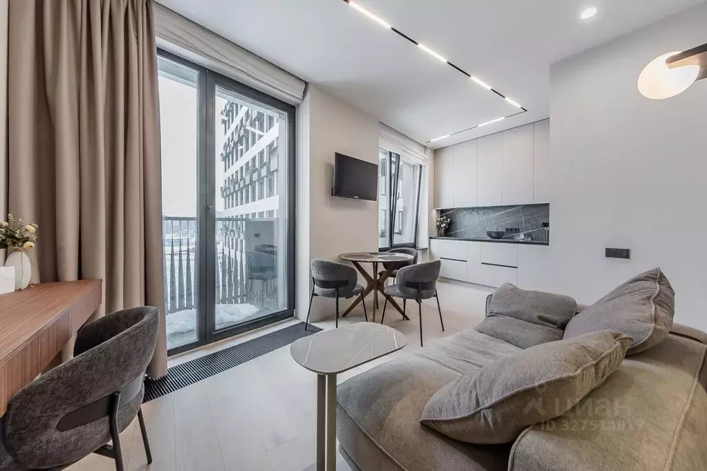 1-к кв. Москва Нагатинская наб., 10А (31.7 м) - Фото 1