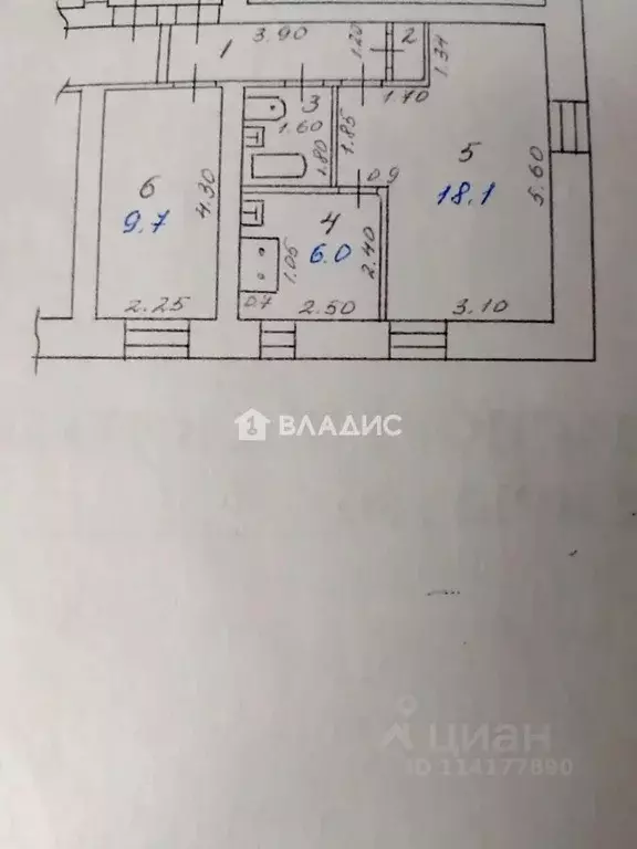 2-к кв. Иркутская область, Иркутск пер. 14-й Советский, 20 (42.1 м) - Фото 2