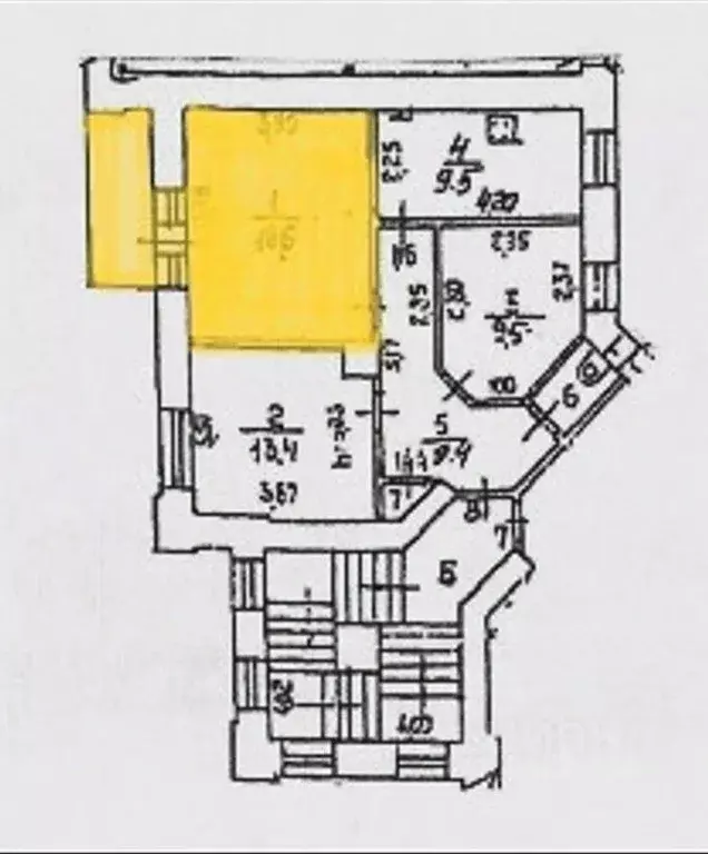 Комната Московская область, Подольск просп. Ленина, 152 (18.6 м) - Фото 1