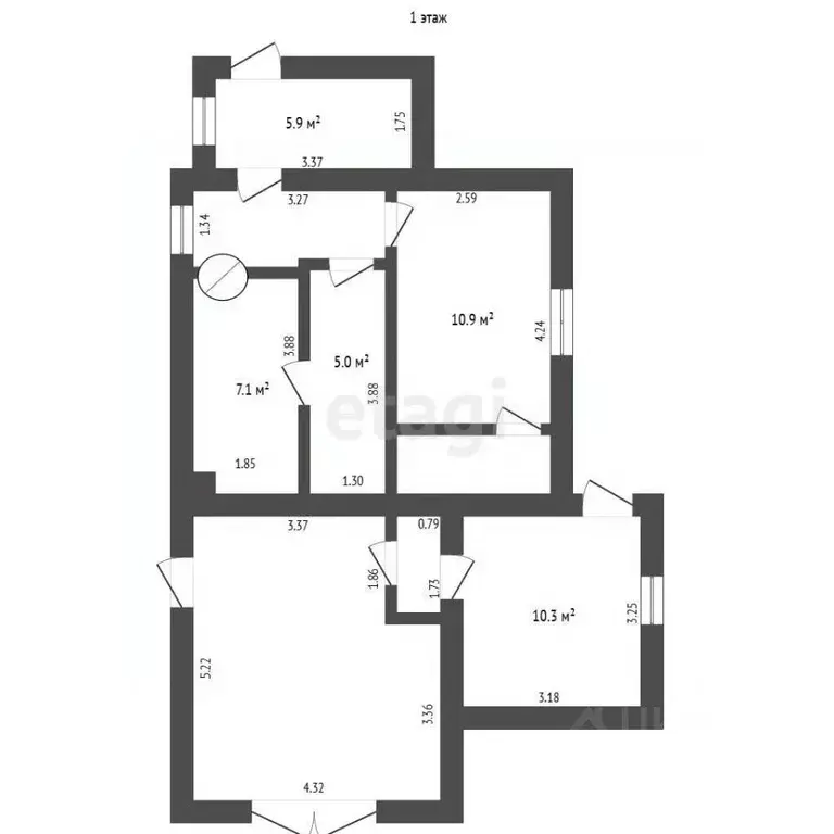 Дом в Томская область, Томский район, д. Кисловка, Ветеран-3 СНТ ул. ... - Фото 2