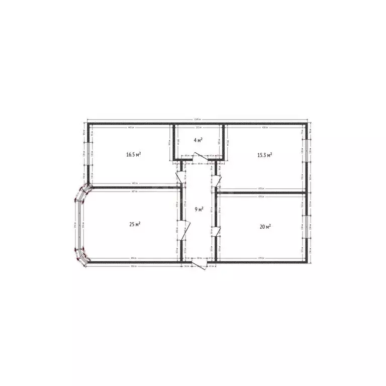 3-комнатная квартира: Каспийск, Молодёжная улица, 8 (91 м) - Фото 1