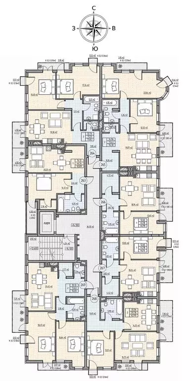 2-комнатная квартира: Калининград, проспект Калинина, 111 (82.5 м) - Фото 2