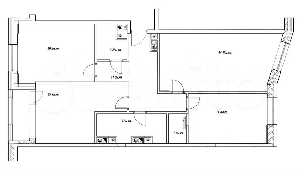4-к. квартира, 110 м, 9/16 эт. - Фото 0