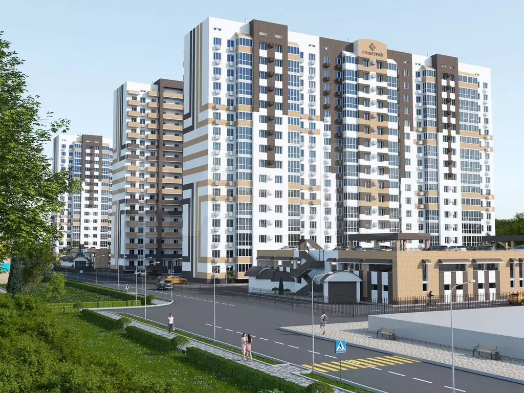 2-к. квартира, 47,6 м, 5/16 эт. - Фото 0