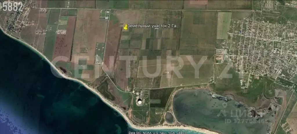 Участок в Крым, Сакский район, Молочненское с/пос, с. Витино ул. ... - Фото 2