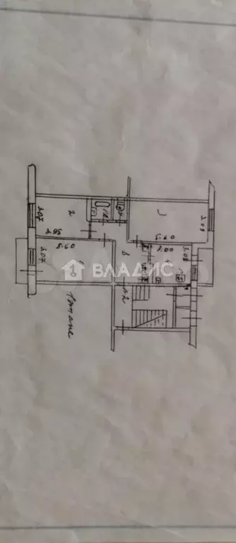 3-к. квартира, 72,8 м, 1/5 эт. - Фото 0