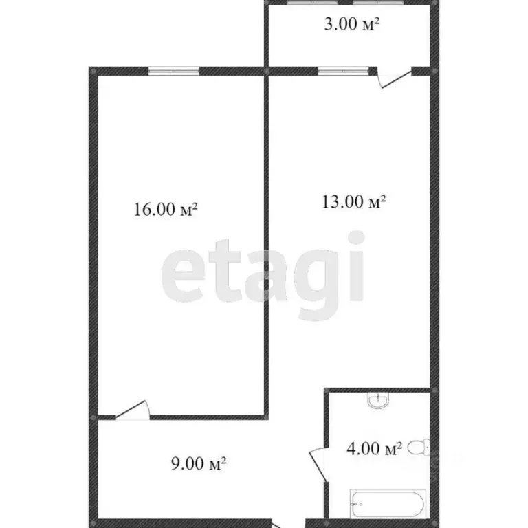 1-к кв. Костромская область, Кострома Венеция мкр, 26 (30.0 м) - Фото 0