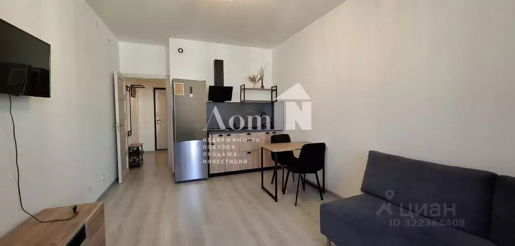 Студия Санкт-Петербург аллея Арцеуловская, 21 (25.0 м) - Фото 2