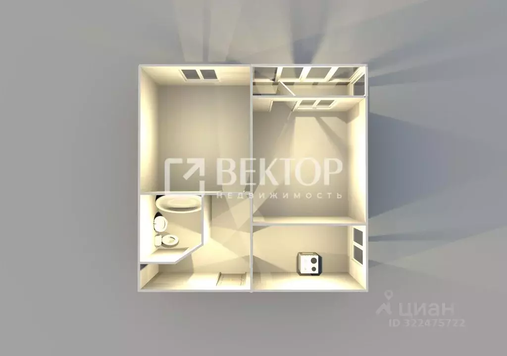 2-к кв. Ярославская область, Ярославский муниципальный округ, пос. ... - Фото 2