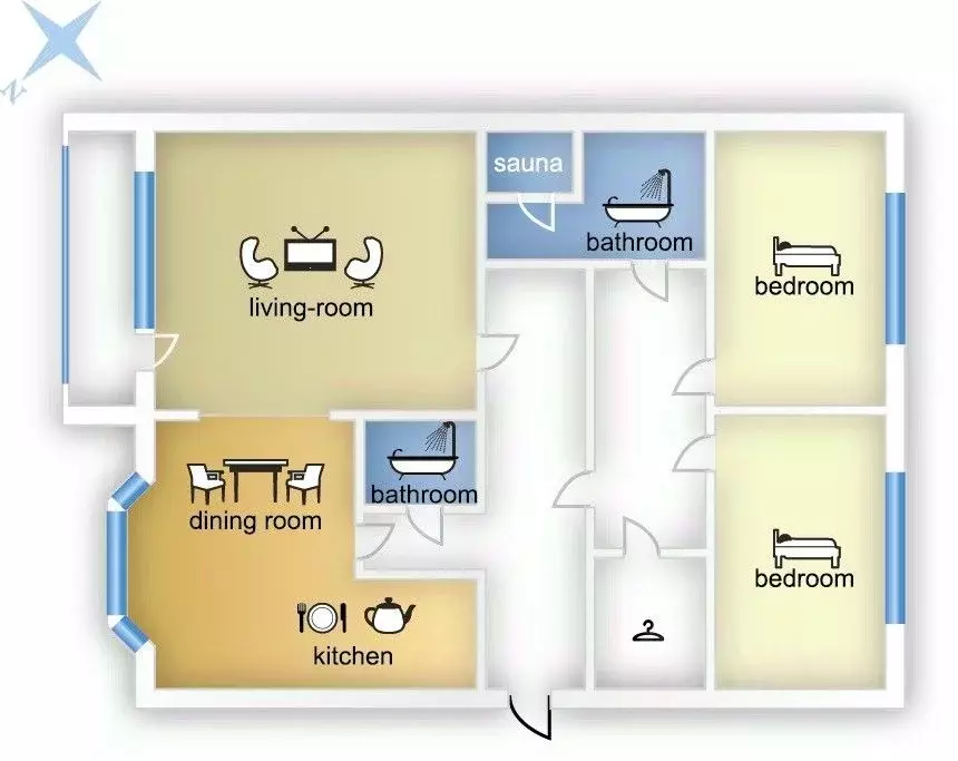 3-к кв. Москва Тверская ул., 28к2 (142.0 м) - Фото 2