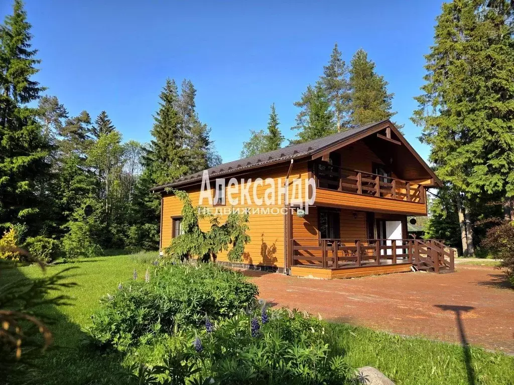 Дом в Ленинградская область, Приозерский район, Сосновское с/пос, д. ... - Фото 1