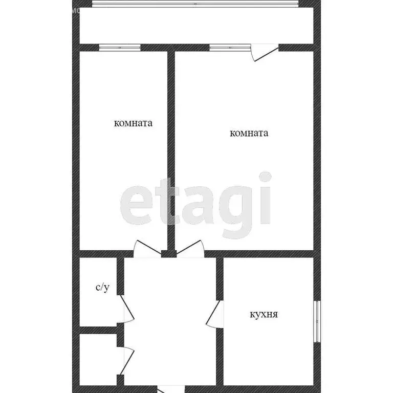 2-комнатная квартира: Вологда, Костромская улица, 12 (47.5 м) - Фото 0