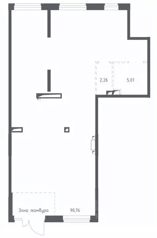 Помещение свободного назначения в Москва ул. Красовского, 2к2 (98 м) - Фото 1