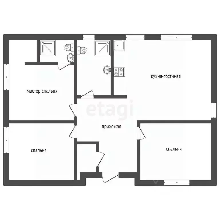 Дом в Пермский край, д. Капидоны ул. Подборная (91 м) - Фото 1