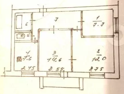 3-комнатная квартира: Тверь, проспект Чайковского, 44к3 (58.2 м) - Фото 1
