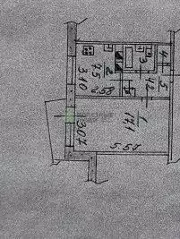 1-к кв. Орловская область, Орел ул. Матросова, 52 (33.1 м) - Фото 2