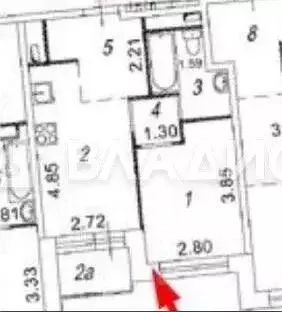 1-к кв. Москва ул. 1-я Ватутинская, 12к2 (33.1 м) - Фото 2