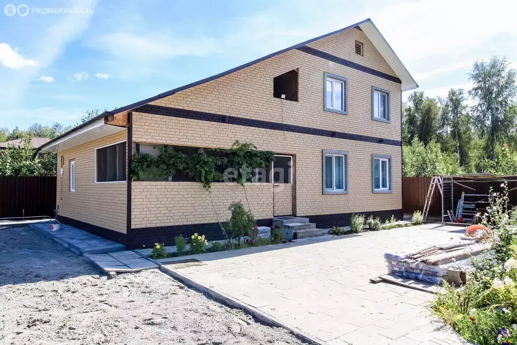 Дом в Тюменский район, деревня Решетникова, Сиреневая улица (160 м) - Фото 1