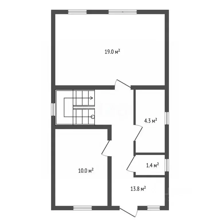 Дом в Воронежская область, с. Новая Усмань ул. Октябрьская, 89Г (100 ... - Фото 1