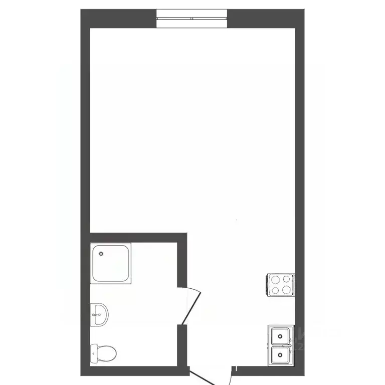 1-к кв. Костромская область, Кострома Центральная ул., 48 (18.7 м) - Фото 2