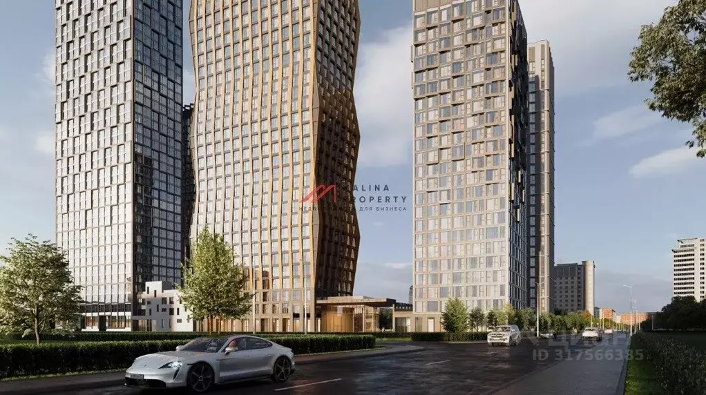 Торговая площадь в Москва Инди Тауэрс жилой комплекс (232 м) - Фото 0