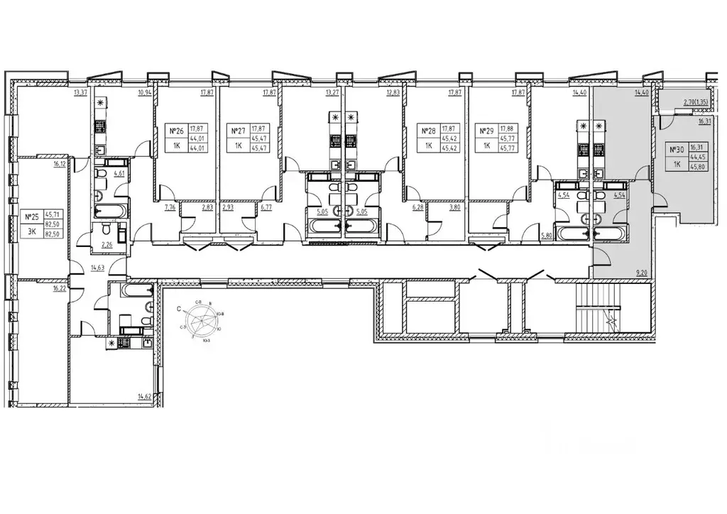 Свободной планировки кв. Московская область, Дубна ул. Понтекорво ... - Фото 1