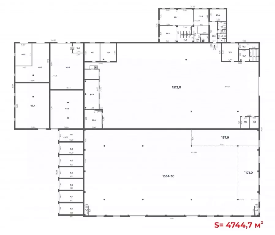 Склад в Челябинская область, Еманжелинск ул. Фрунзе, 1Б (4745 м) - Фото 2