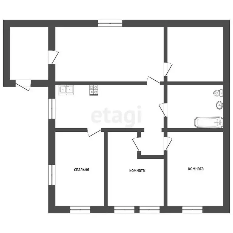 Дом в Лысково, улица Революции (78.6 м) - Фото 1