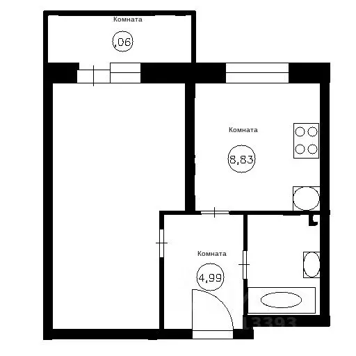 1-к кв. Москва 1-я Радиаторская ул., 3 (36.5 м) - Фото 2
