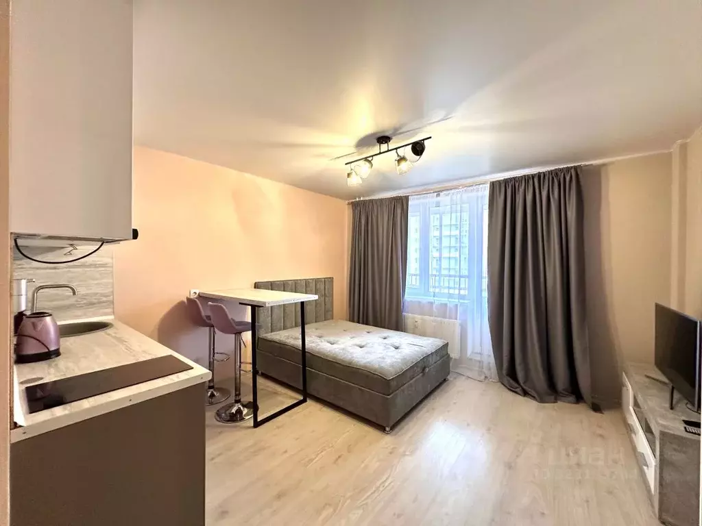 Студия Ленинградская область, Мурино Всеволожский район, ул. ... - Фото 2