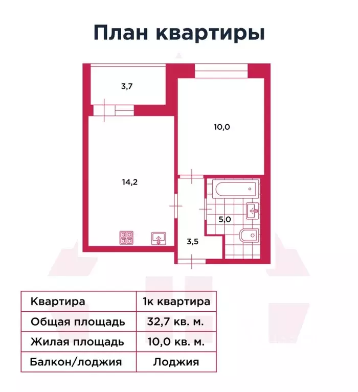1-к кв. Санкт-Петербург ул. Ультрамариновая, 8 (32.7 м) - Фото 2