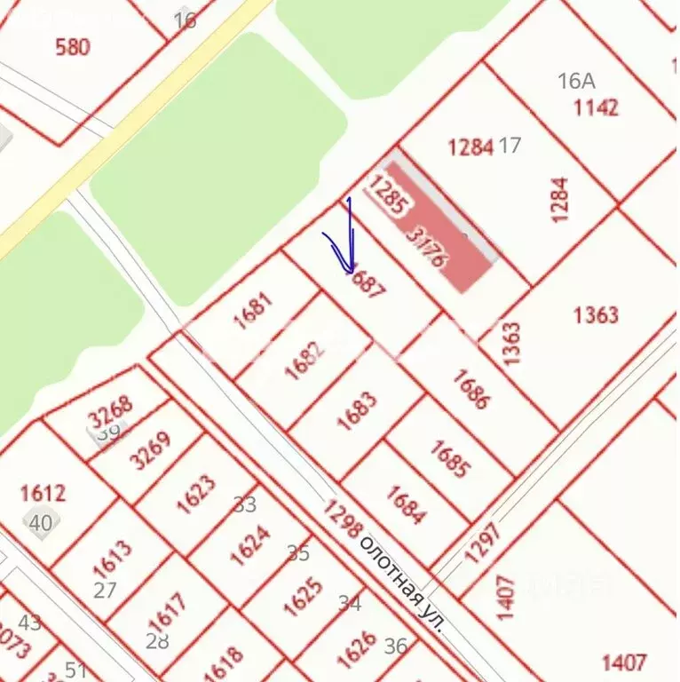 Участок в Семилукский район, село Девица (14 м) - Фото 1