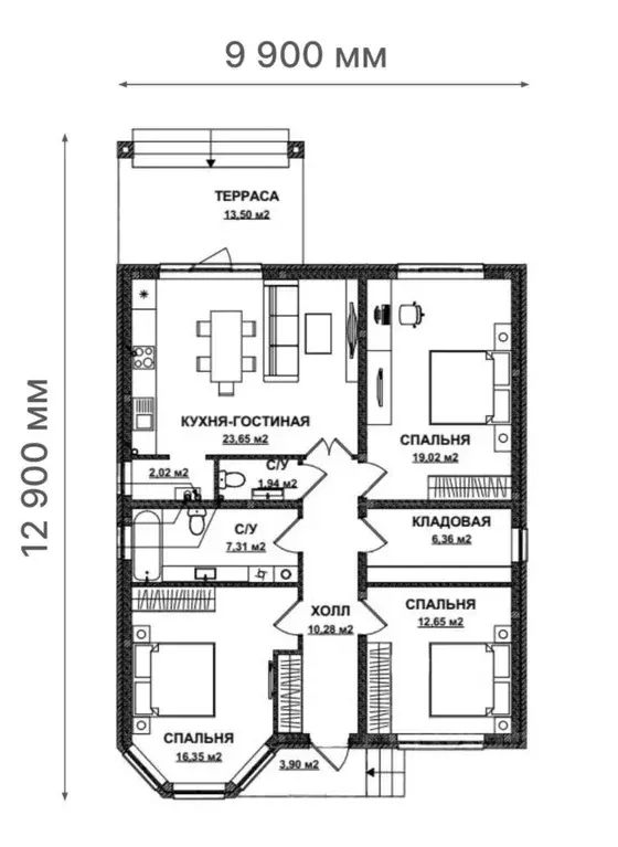 Дом в Краснодарский край, Краснодар Копанской хут., ул. Победы, 34 ... - Фото 2