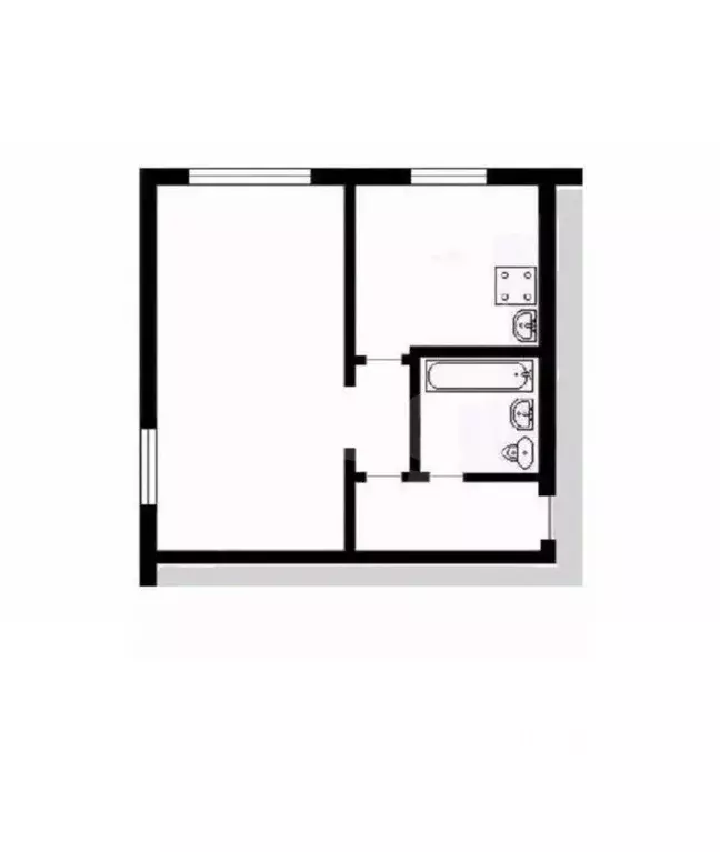 1-к кв. Липецкая область, Липецк ул. П.А. Папина, 23/2 (30.3 м) - Фото 1