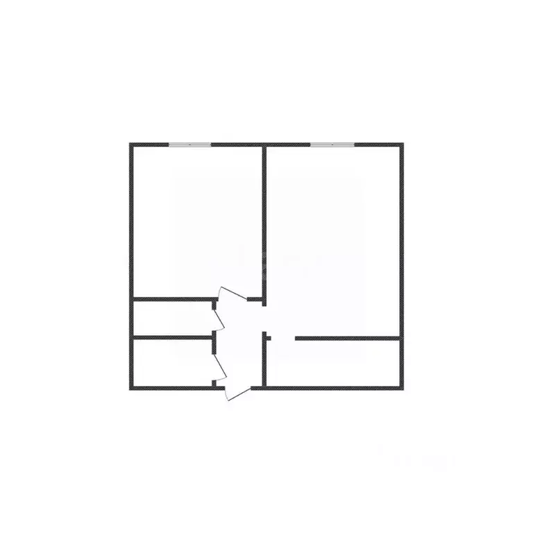 2-к кв. Белгородская область, Губкин ул. Кирова, 69А (36.6 м) - Фото 2