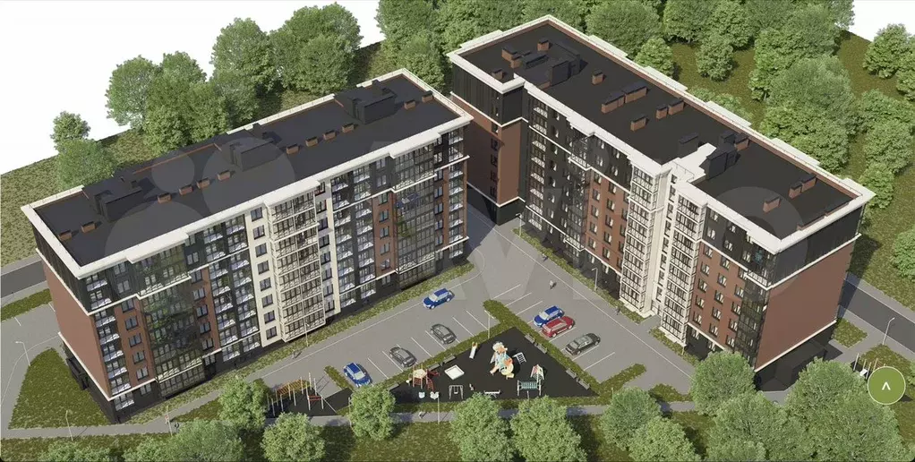 1-к. квартира, 37 м, 6/8 эт. - Фото 1