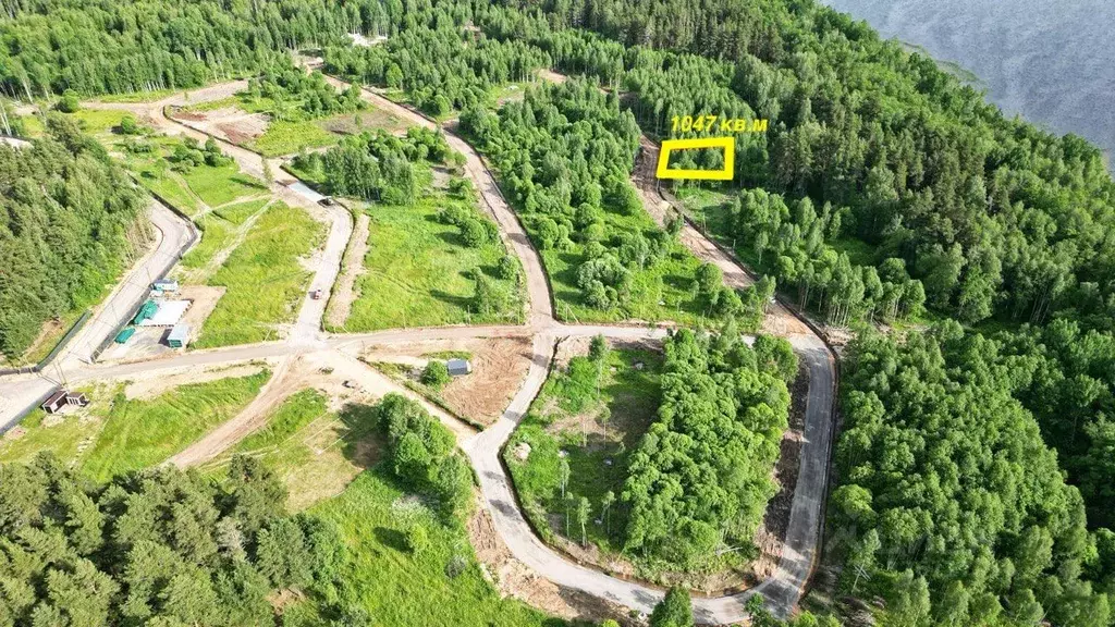 Участок в Ленинградская область, Приозерский район, Красноозерное ... - Фото 2